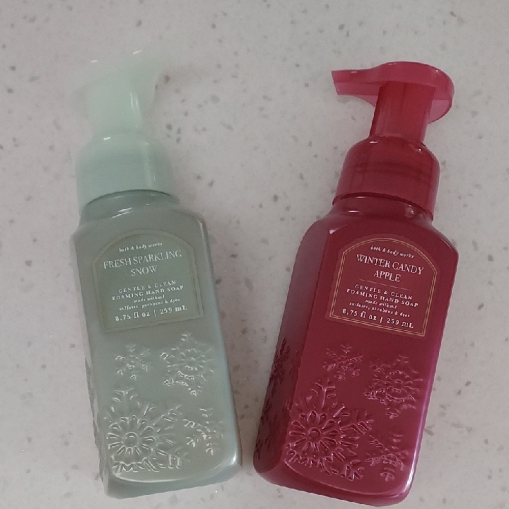 Bath & Body Works Christmas Foaming Soap Bundle
